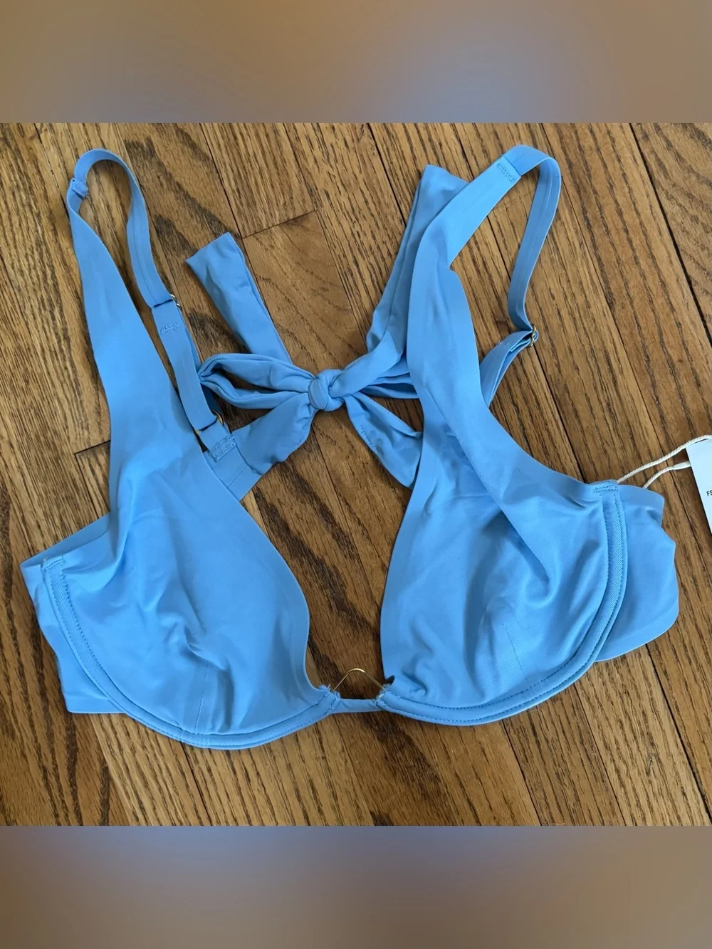 L*Space Alana Bikini Top Sky Blue